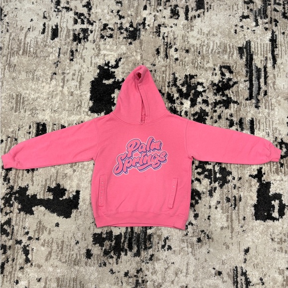Jackets & Blazers - Pink Palm Springs Hoodie